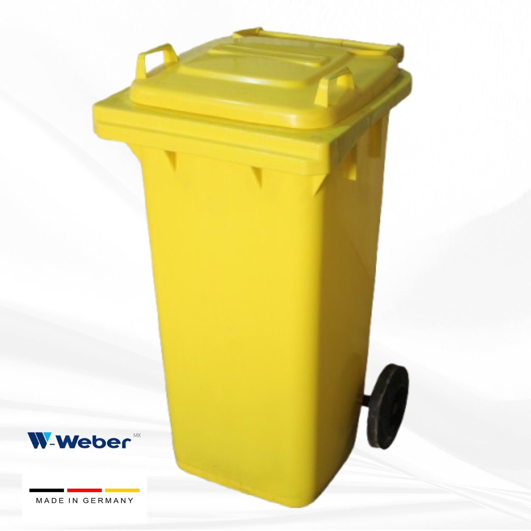 Contenedor de 120 Litros amarillo